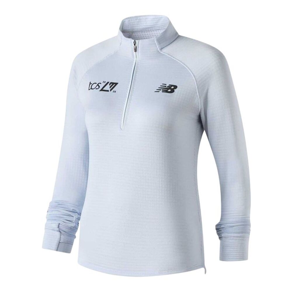 New Balance Womens/Ladies Lettering Athletic Running Top / Light Blue